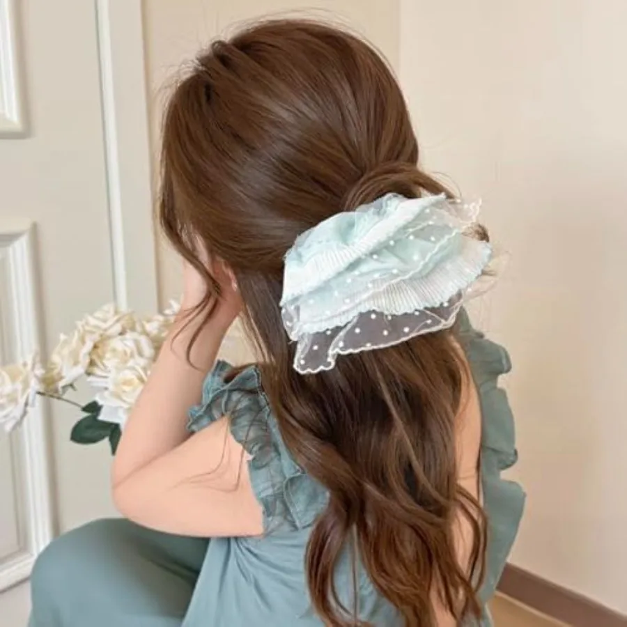 Green Romantic Lace-Trimmed Hair Band, Elegant Pleated Design, Fashionable And Exquisite, Soft Fabric, Sweet Charm, Women's Fas
Green Romantic Lace-Trimmed Hair Band, Elegant Pleated Design, Fashionable And Exquisite, Soft Fabric, Sweet Charm, Women's Fas