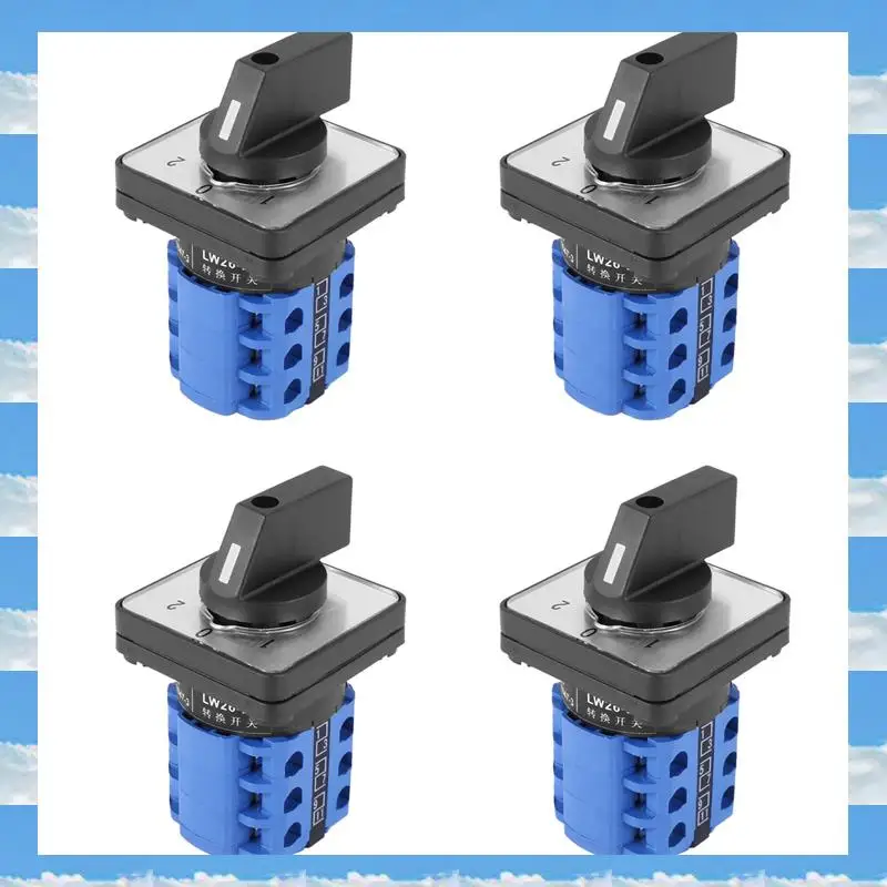 A11I 4X 3-позиционный поворотный кулачковый переключатель включения-выключения 20А
A11I 4X 3-позиционный поворотный кулачковый переключатель включения-выключения 20А