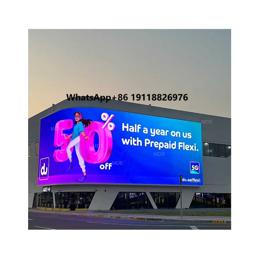 Big Led Video Wall Led Advertising Mall Screen Outdoor Led Screen Display 3D Outside Building Commercial Digital Billboard
Big Led Video Wall Led Advertising Mall Screen Outdoor Led Screen Display 3D Outside Building Commercial Digital Billboard