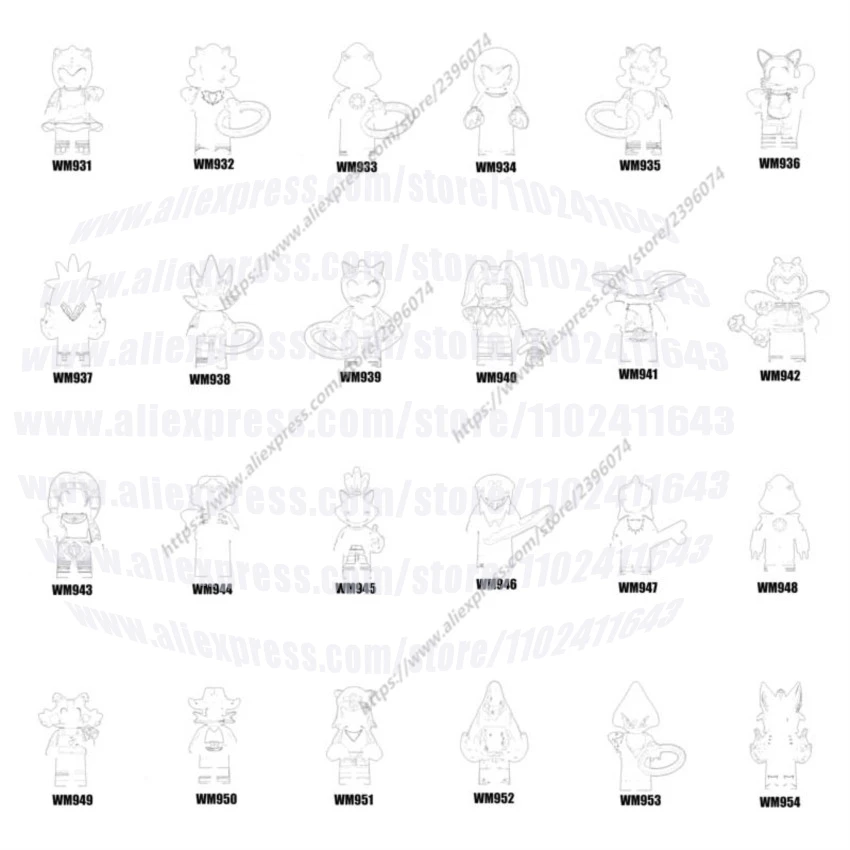 Мультфильм ТВ Аниме модели Фигурки Серия-512 WM6086 WM6087 WM6088 WM931-WM954 Игрушки «сделай сам»
Мультфильм ТВ Аниме модели Фигурки Серия-512 WM6086 WM6087 WM6088 WM931-WM954 Игрушки «сделай сам»