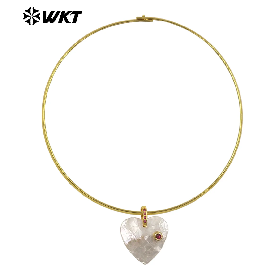 WT-JN387 Minimalism Design White Shell And Zircon Heart Shape Pendant Necklace Choker As Female Party Decorative Jewelry
WT-JN387 Minimalism Design White Shell And Zircon Heart Shape Pendant Necklace Choker As Female Party Decorative Jewelry