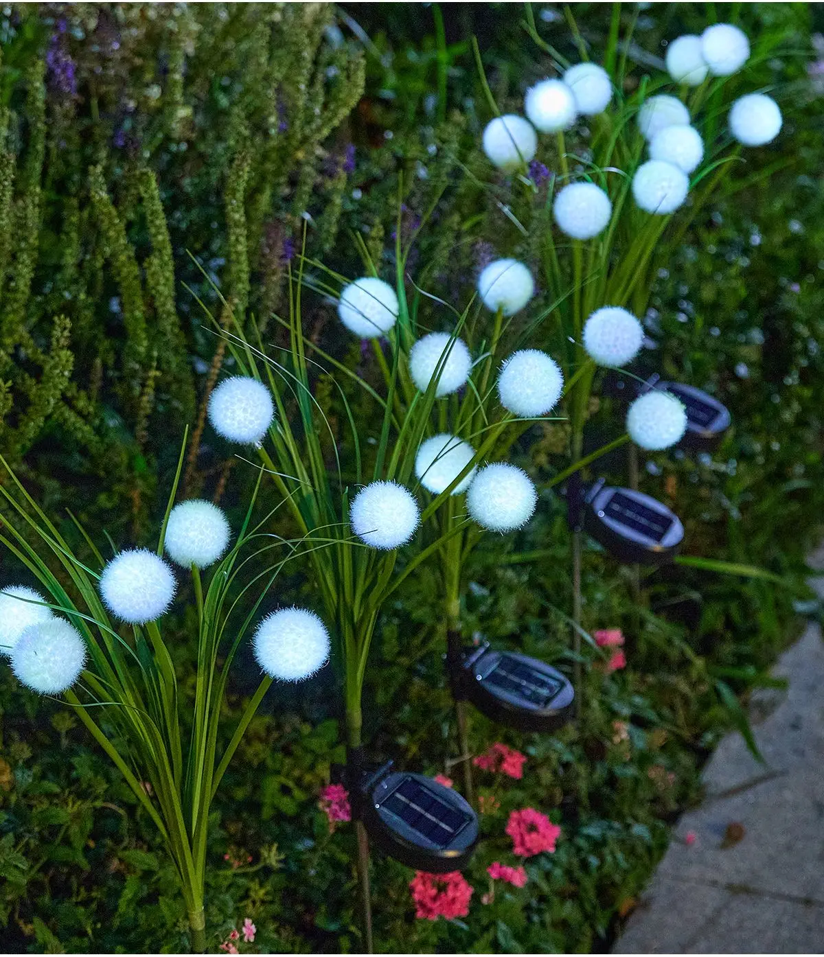5-Head LED Solar Fur Ball Ground Stake Light String Outdoor Courtyard Decorative Lawn Light
5-Head LED Solar Fur Ball Ground Stake Light String Outdoor Courtyard Decorative Lawn Light