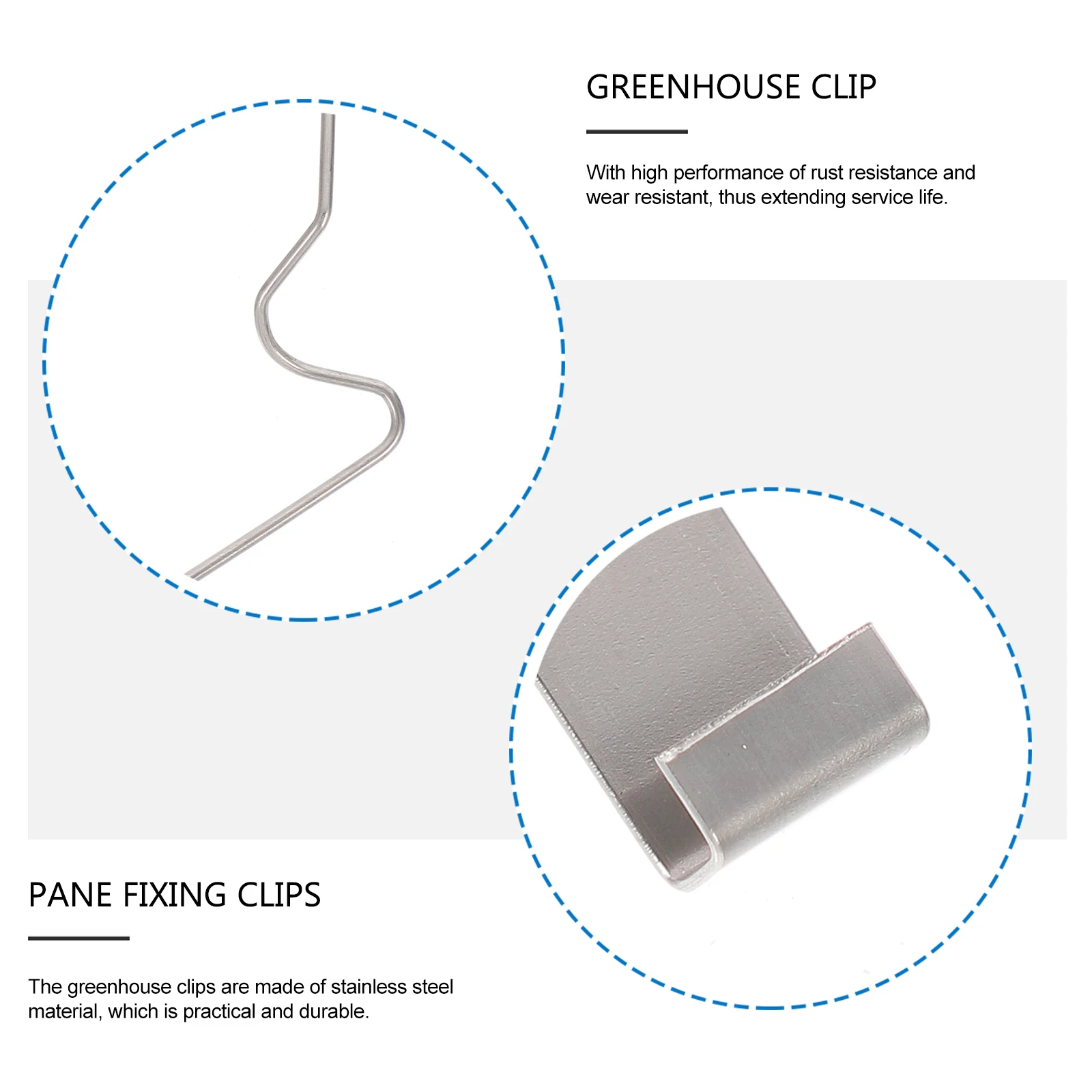 100Pcs Greenhouse Glazing W Wire Clip Stainless Steel Pane Fixing Durable Weatherproof Greenhouse Glazing W Wire Clip
100Pcs Greenhouse Glazing W Wire Clip Stainless Steel Pane Fixing Durable Weatherproof Greenhouse Glazing W Wire Clip