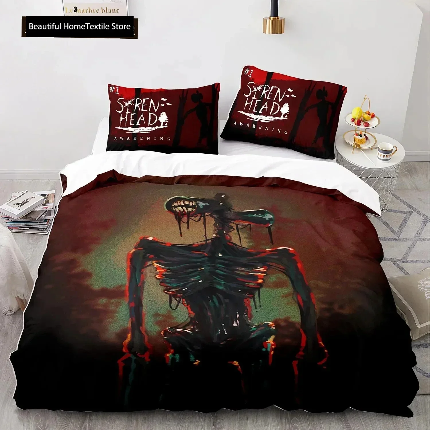 Siren Head 3D NEW Duvet Cover Pillowcase Bedding Set Adult Boy Girl Bedroom Decoration Children Single Double Large
Siren Head 3D NEW Duvet Cover Pillowcase Bedding Set Adult Boy Girl Bedroom Decoration Children Single Double Large