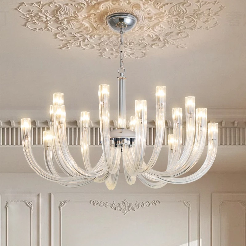 Italian living room designer, light luxury dining room crystal chandelier American simple atmospheric main light led light
Italian living room designer, light luxury dining room crystal chandelier American simple atmospheric main light led light
