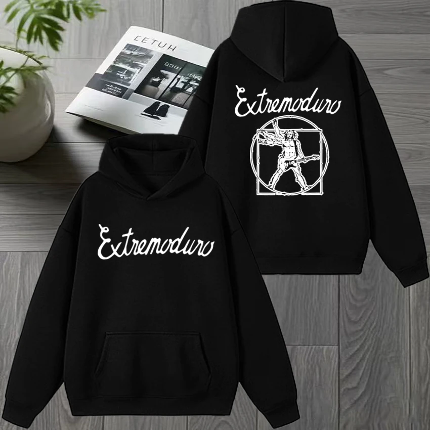 Rock band Extremoduro guitarra Double Sided printed Hoodie Unisex vintage hip hop streetwear Men women Fleece Casual pullovers
Rock band Extremoduro guitarra Double Sided printed Hoodie Unisex vintage hip hop streetwear Men women Fleece Casual pullovers