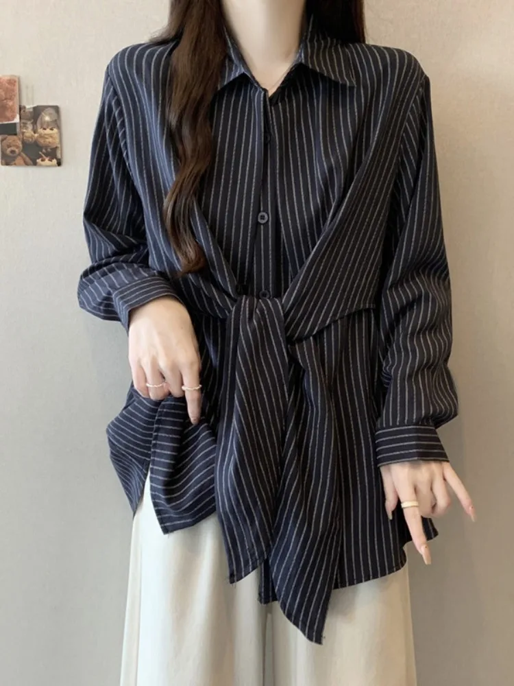 Design Sensation Slimming Striped irt Women's plus Size Spring Long Sve Top High Quali Sensation Casual Wear
Design Sensation Slimming Striped irt Women's plus Size Spring Long Sve Top High Quali Sensation Casual Wear