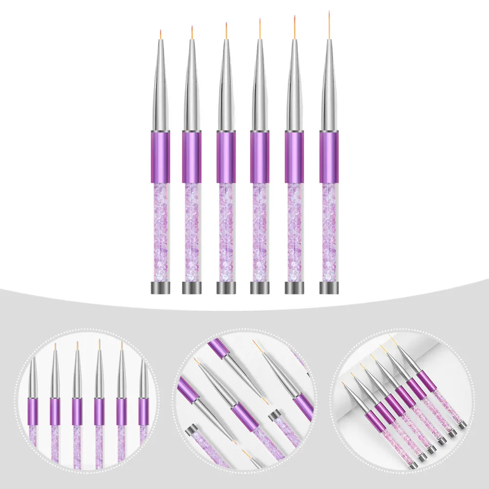 6pcs Painting Pens Liner Drawing Brush Pens Diy Art Tools For Manicure Salon Gel Designs Pull Line Pen Painting Tool Nail Art
6pcs Painting Pens Liner Drawing Brush Pens Diy Art Tools For Manicure Salon Gel Designs Pull Line Pen Painting Tool Nail Art