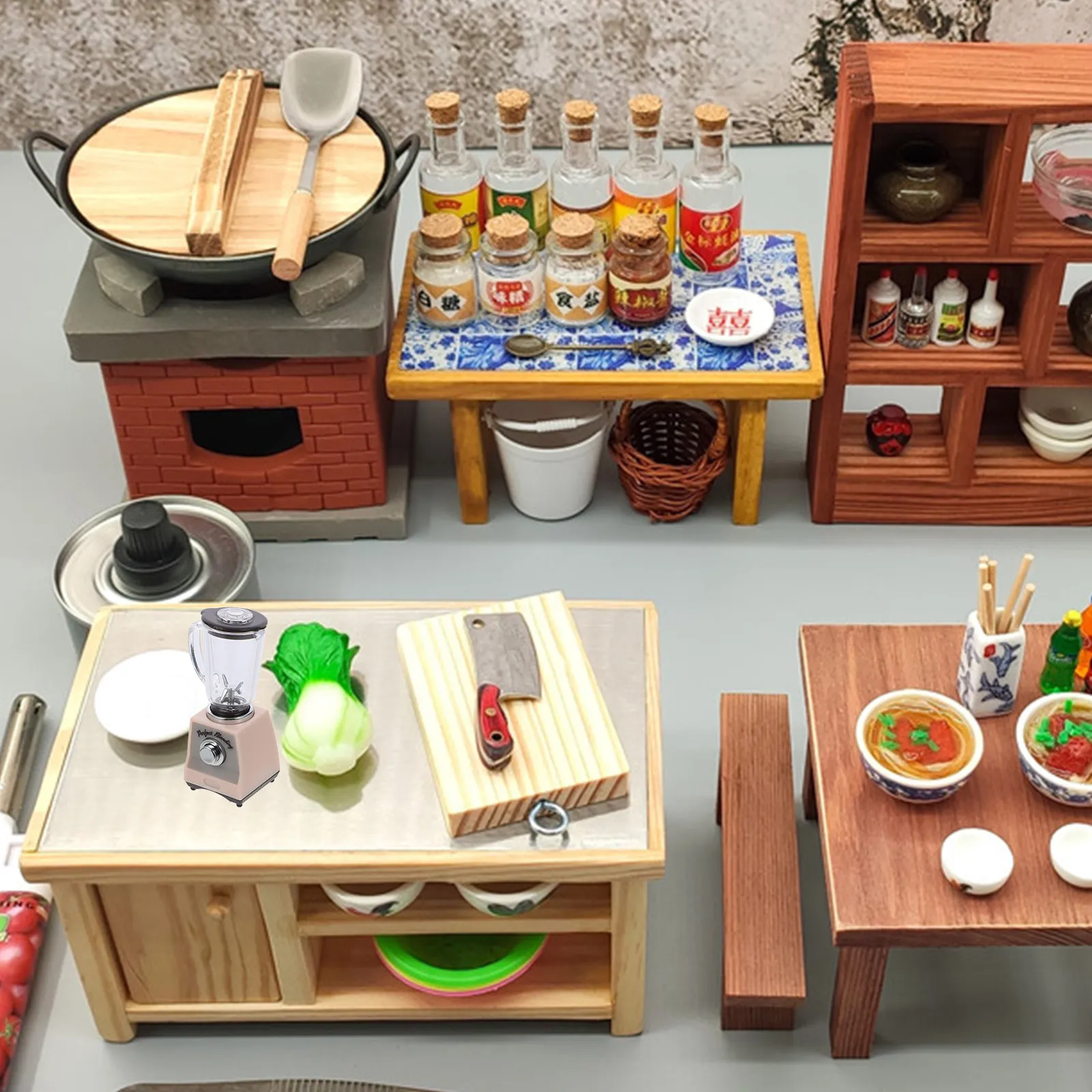 Mini Blender Smoothie Maker Kitchen Accessories Pretend Play Lifelike Plastic Playhouse Set Educational Role-Playing for Kids
Mini Blender Smoothie Maker Kitchen Accessories Pretend Play Lifelike Plastic Playhouse Set Educational Role-Playing for Kids