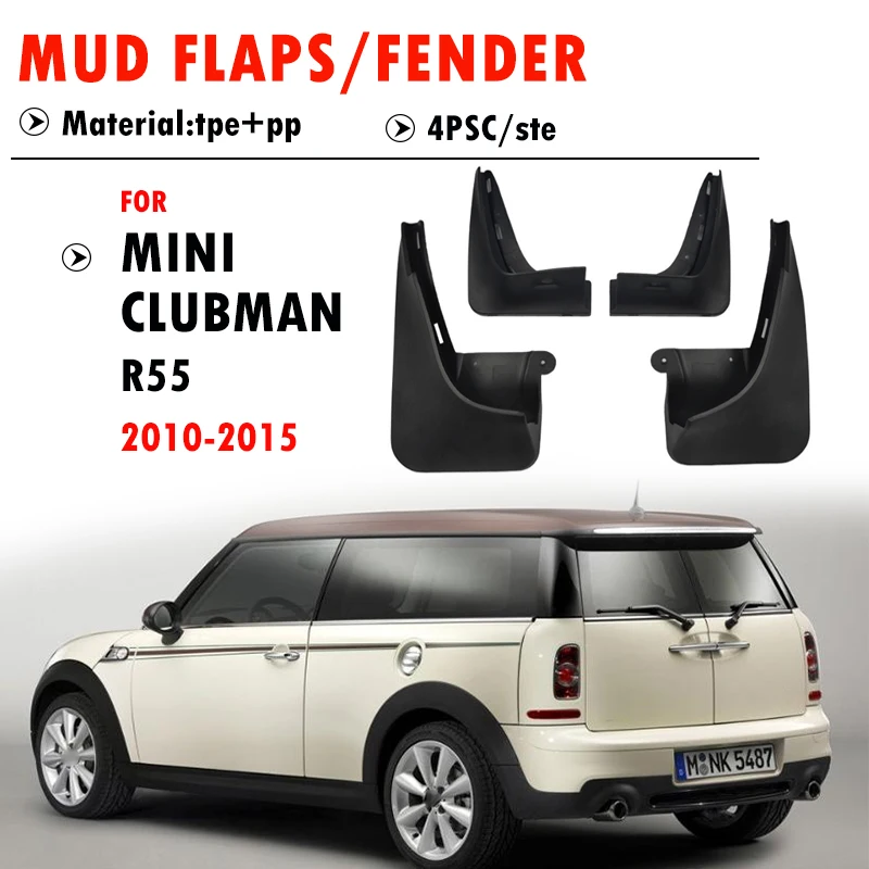 For MINI CLUBMAN COOPERS R55 Mudguard Fender Mud Flaps Guards Splash Mudflaps Car Accessories 4pcs 2010 2011 2012 2013 2014 2015
For MINI CLUBMAN COOPERS R55 Mudguard Fender Mud Flaps Guards Splash Mudflaps Car Accessories 4pcs 2010 2011 2012 2013 2014 2015