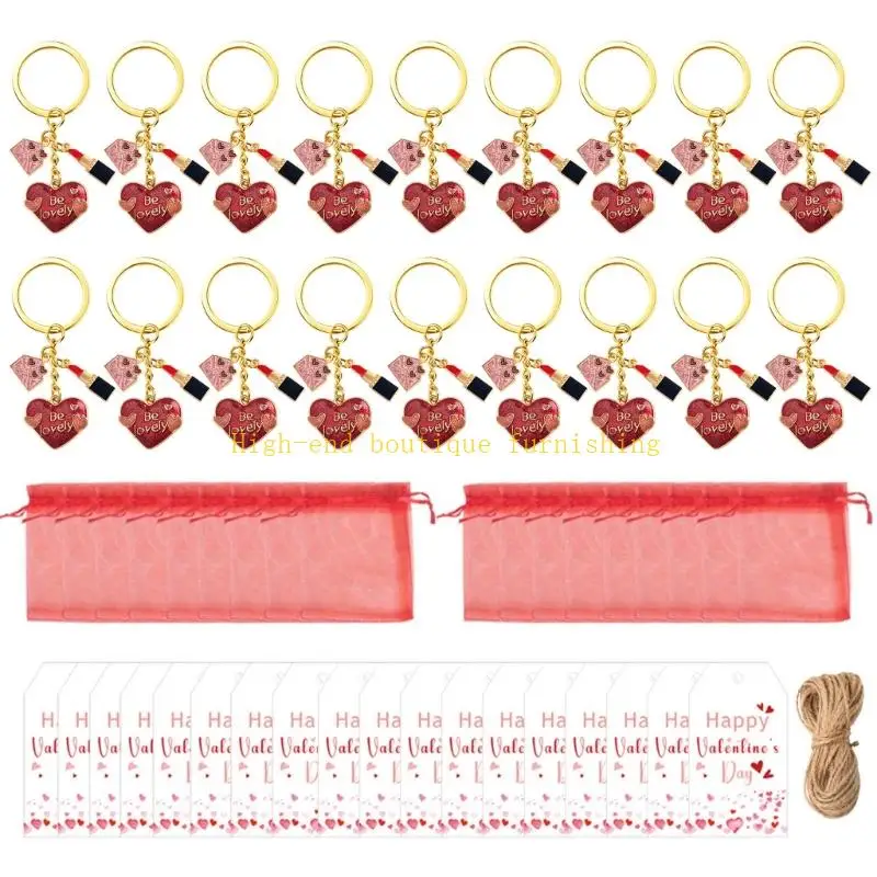 L9NB 18 шт. романтические помады брелки набор сувениры в форме сердца из цинкового сплава для вечеринок с льняными веревочными
L9NB 18 шт. романтические помады брелки набор сувениры в форме сердца из цинкового сплава для вечеринок с льняными веревочными