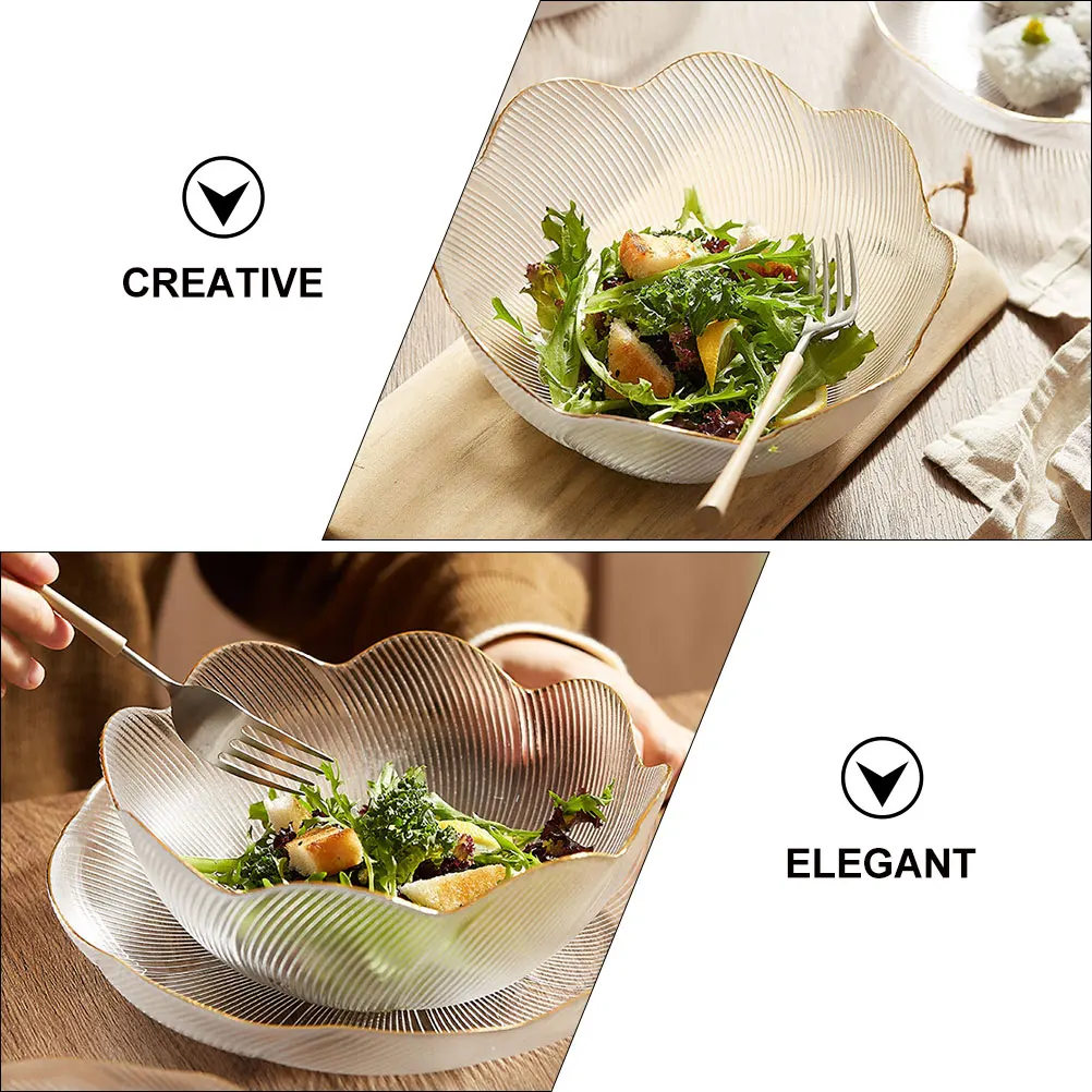 Glass Fruit Bowl Irregular Shaped Premium Transparent Tableware Dessert Display Serving Bowl For Home Party Hotel
Glass Fruit Bowl Irregular Shaped Premium Transparent Tableware Dessert Display Serving Bowl For Home Party Hotel