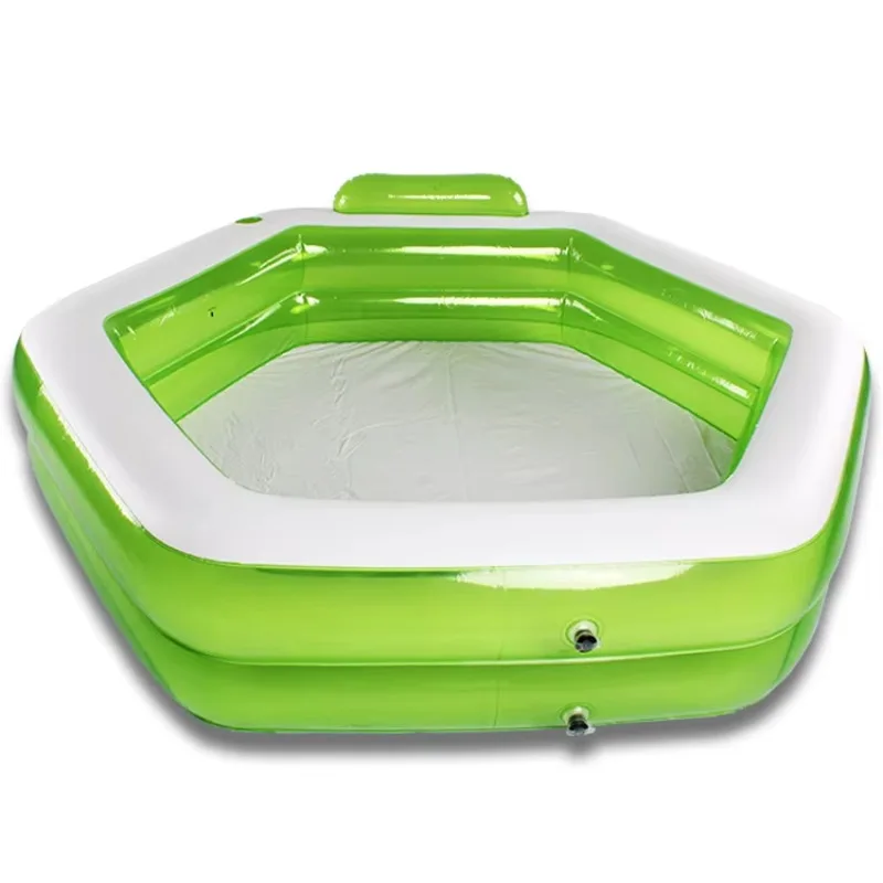 Wholesale Custom Large Green Inflatable Family Pool for Outdoor Garden Yard Kiddie Fun Inflatable Swimming Pool With Headrest
Wholesale Custom Large Green Inflatable Family Pool for Outdoor Garden Yard Kiddie Fun Inflatable Swimming Pool With Headrest