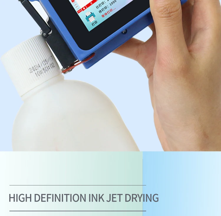Handheld TIJ Compatible Mini Inkjet Printer Expiration Date Encoder for Beverage Cans Glass Bottles Flexible Packaging Materials
Handheld TIJ Compatible Mini Inkjet Printer Expiration Date Encoder for Beverage Cans Glass Bottles Flexible Packaging Materials