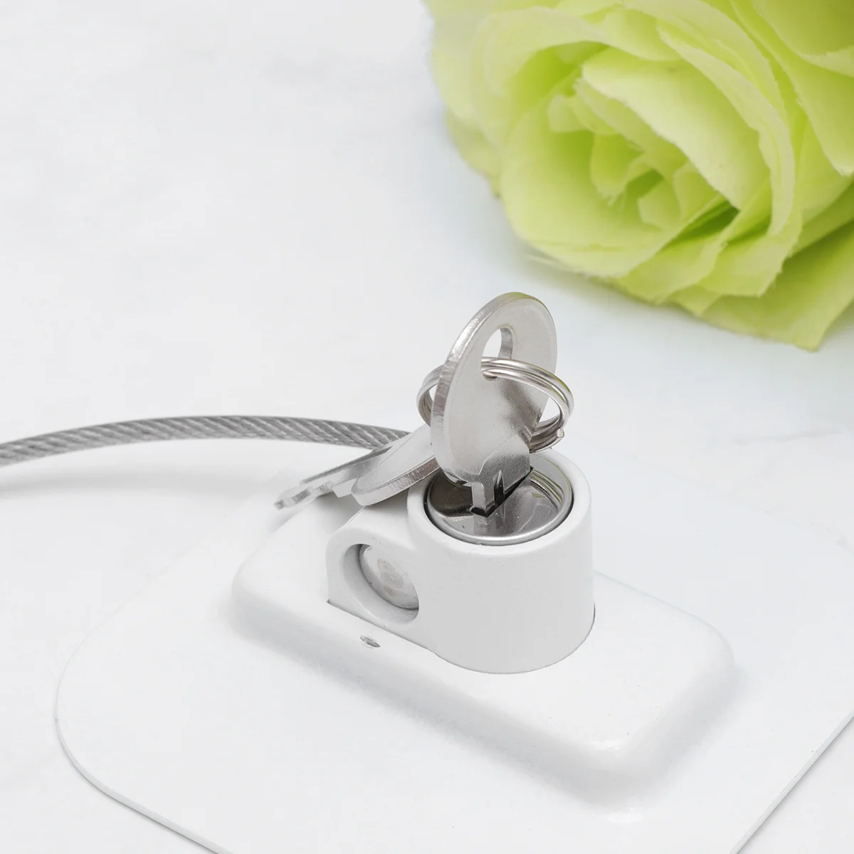 1Pcs Child Window Locks Baby Safety Cable for Windows Doors Refrigerator Protective Lock Security White 
1Pcs Child Window Locks Baby Safety Cable for Windows Doors Refrigerator Protective Lock Security White