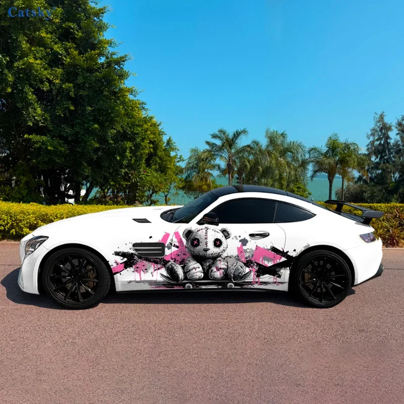 Bear Doll Graffiti Colorful Car Vinyl Wraps Decal Self-adhesive PVC Sticker Suitable for Trucks SUV Decor Auto Accessories Gift
Bear Doll Graffiti Colorful Car Vinyl Wraps Decal Self-adhesive PVC Sticker Suitable for Trucks SUV Decor Auto Accessories Gift