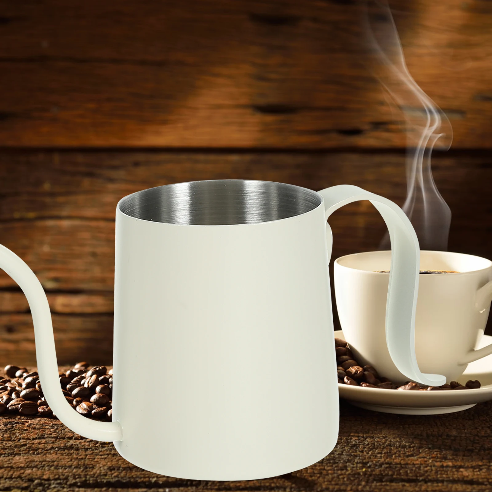 250ml Beige Coffee Pot Stainless Steel Gooseneck Kettle Small Tea Drip Long Spout Stovetop Kitchen Household
250ml Beige Coffee Pot Stainless Steel Gooseneck Kettle Small Tea Drip Long Spout Stovetop Kitchen Household