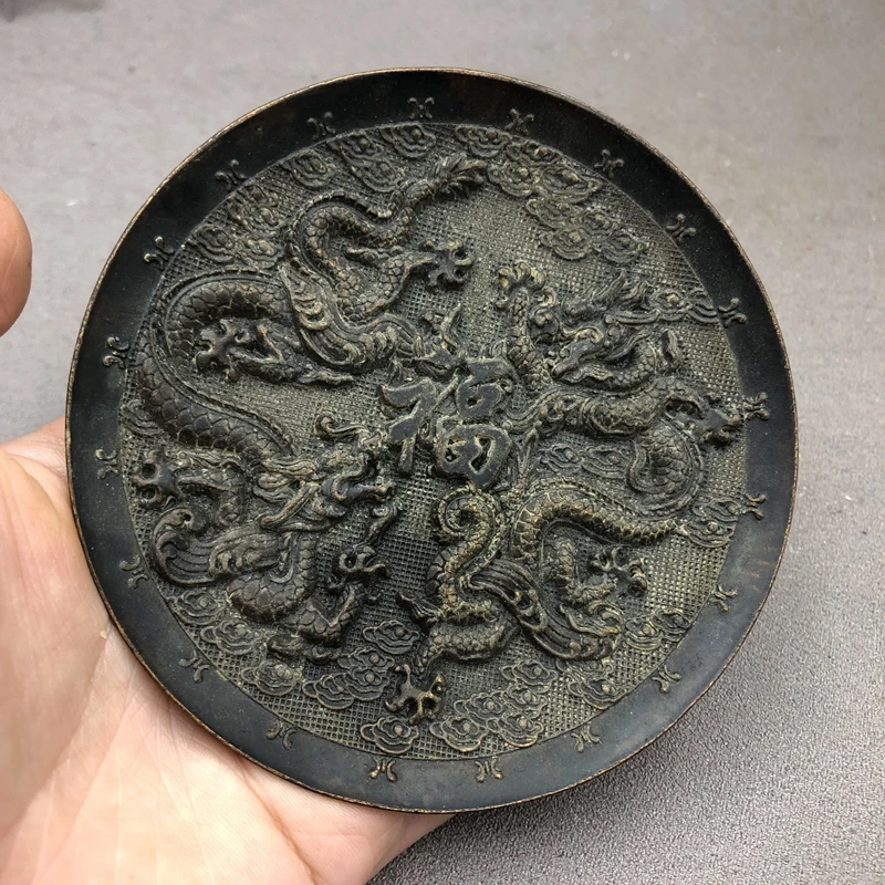 Miscellaneous Shuanglong Fu Plate Home Craft Ornament Shuanglong Small Ribbon Bracket
Miscellaneous Shuanglong Fu Plate Home Craft Ornament Shuanglong Small Ribbon Bracket
