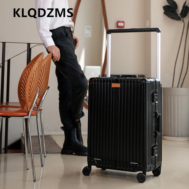 KLQDZMS 20“24 Inch Aluminum Frame Multifunctional Student Luggage Front Opening Door Boarding Case Wide Pull Travel Suitcase
KLQDZMS 20“24 Inch Aluminum Frame Multifunctional Student Luggage Front Opening Door Boarding Case Wide Pull Travel Suitcase