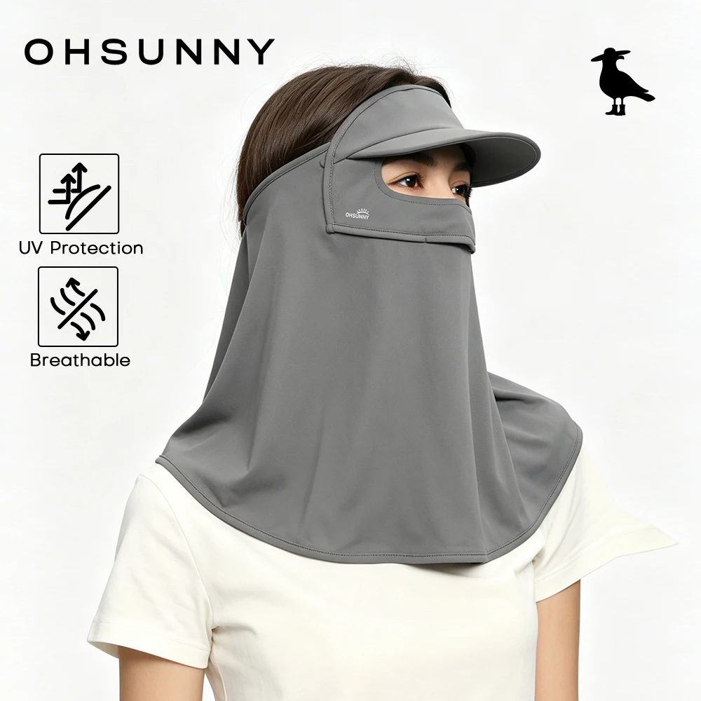 OhSunny Upgraded Ear Protection Mask with Cap Visor, Sunscreen Face Shield UPF50+,Summer Outdoor Breathable Cooling Neck Cover
OhSunny Upgraded Ear Protection Mask with Cap Visor, Sunscreen Face Shield UPF50+,Summer Outdoor Breathable Cooling Neck Cover