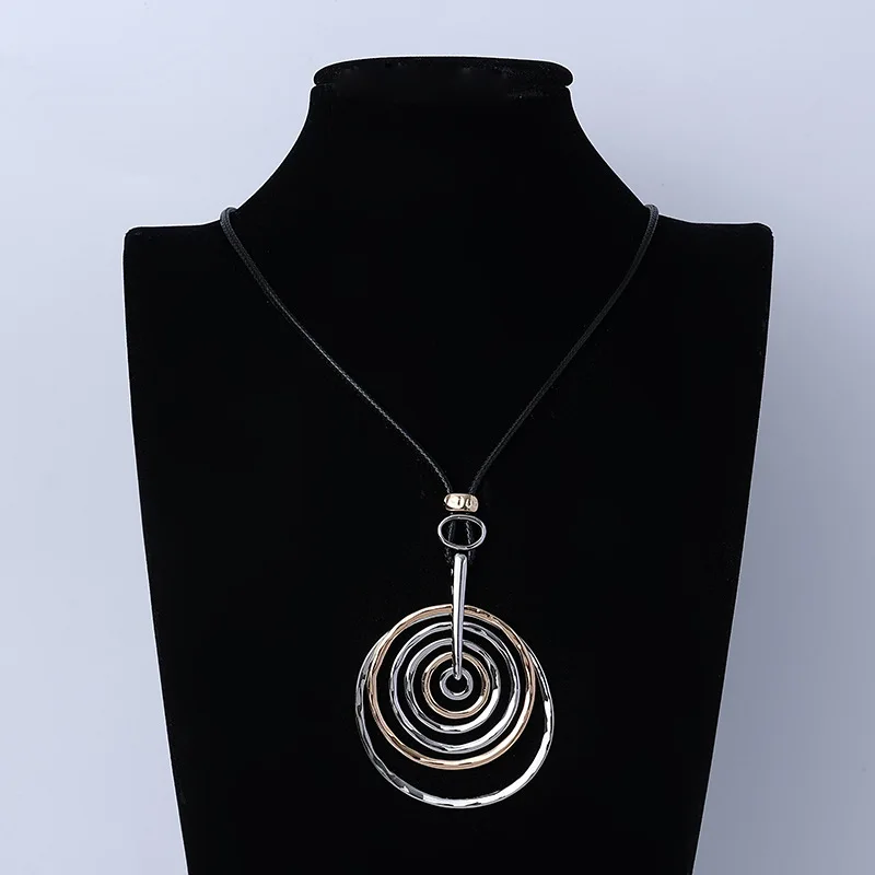 Kaseakia Sweater Chain Retro Personalized Geometric Multilayer Circular Pendant Women's Long Necklace Fashion Jewelry
Kaseakia Sweater Chain Retro Personalized Geometric Multilayer Circular Pendant Women's Long Necklace Fashion Jewelry