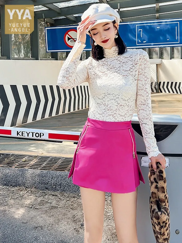 Women Sexy Side Zipper Split Hot Shorts Sheepskin Genuine Leather Shorts Skirts Slim Fit Casual Streetwear Color Boot Cut Shorts
Women Sexy Side Zipper Split Hot Shorts Sheepskin Genuine Leather Shorts Skirts Slim Fit Casual Streetwear Color Boot Cut Shorts