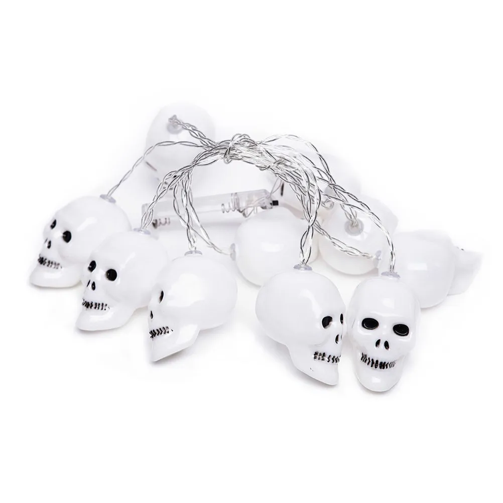 1.5m LED Skull Lights Warm White 10 Lamp String Bendable for Cosplay Garden Party Decoration - Indoor Outdoor Holiday Lighting
1.5m LED Skull Lights Warm White 10 Lamp String Bendable for Cosplay Garden Party Decoration - Indoor Outdoor Holiday Lighting