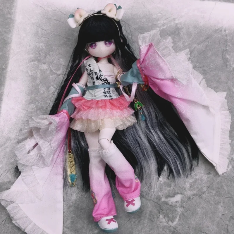 Kwaidan Series 1/8 BJD Action Figure Lovely Hair Implanted Kawaii Blind Box Ornament Mystery Gift for Girls Birthday Trendy Toy
Kwaidan Series 1/8 BJD Action Figure Lovely Hair Implanted Kawaii Blind Box Ornament Mystery Gift for Girls Birthday Trendy Toy