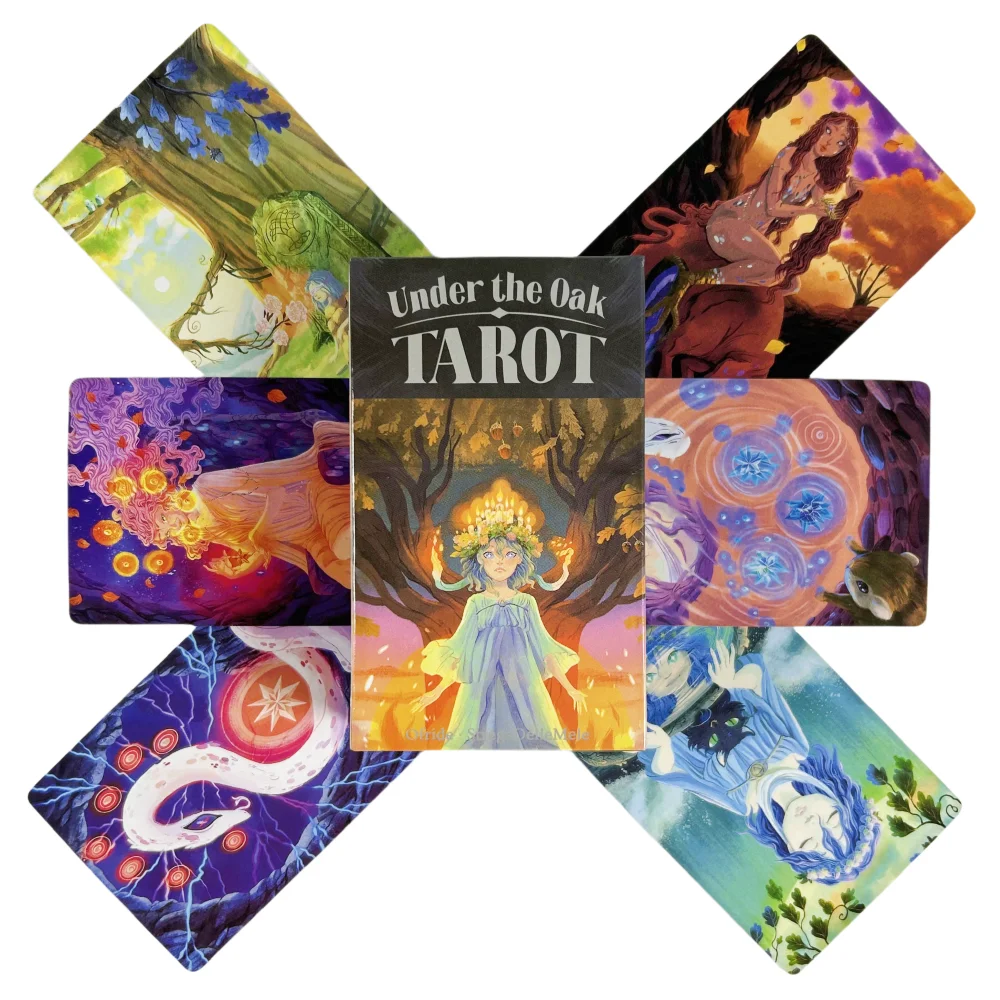 Under The Oak Tarot Cards Board Game for Divination Personal Use Deck Party Women Girls Card Games Full English Table Game
Under The Oak Tarot Cards Board Game for Divination Personal Use Deck Party Women Girls Card Games Full English Table Game