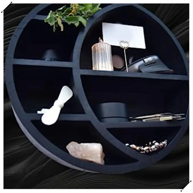 Crescent-Moon Shelf For Crystals Crystal Shelf Display For Wall, Moon Wall Decor Moon Phase Wall Decor For Bedroom 29.5X29.5Cm
Crescent-Moon Shelf For Crystals Crystal Shelf Display For Wall, Moon Wall Decor Moon Phase Wall Decor For Bedroom 29.5X29.5Cm
