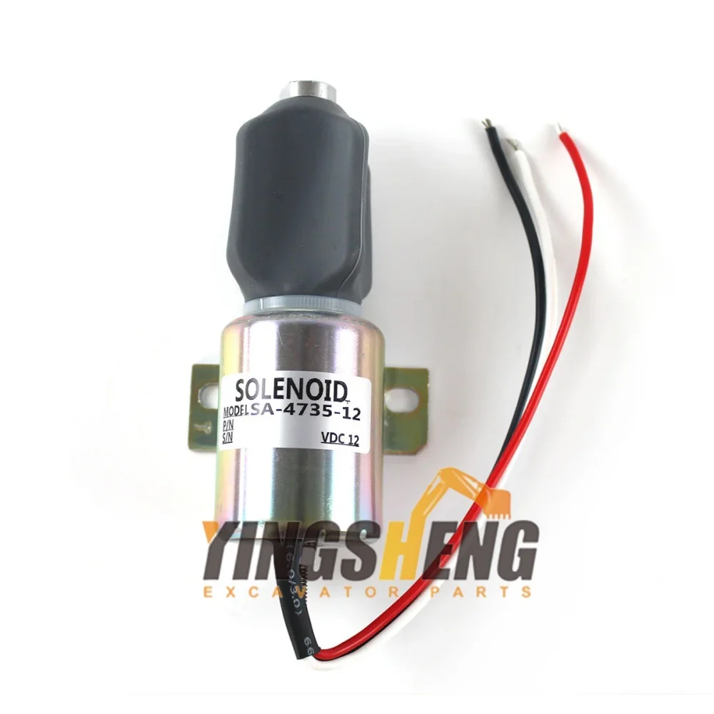 The 12v fuel shut-off stop solenoid valve SA-4899-12 16851-57723 1756ES-12SUL5B1S5 for Kubota D722 D902 Z482 engines
The 12v fuel shut-off stop solenoid valve SA-4899-12 16851-57723 1756ES-12SUL5B1S5 for Kubota D722 D902 Z482 engines