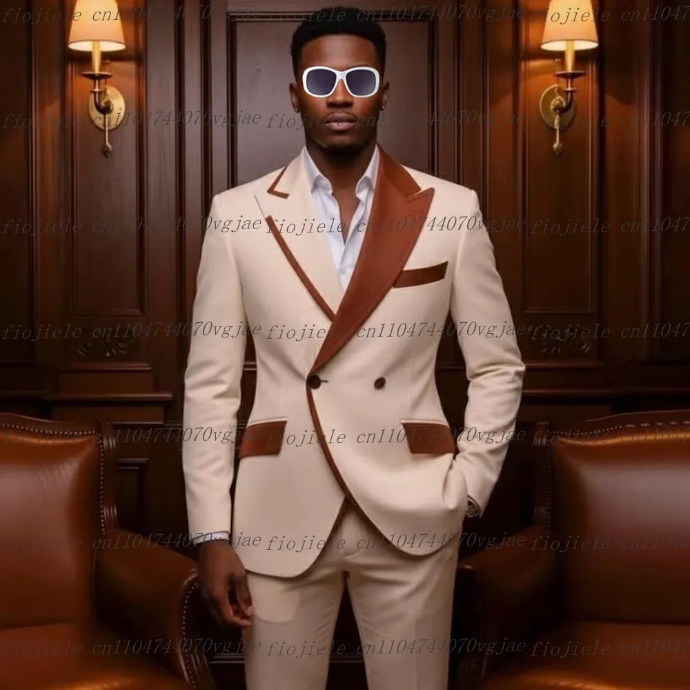 Новый бежевый и коричневый мужской костюм, официальная свадебная вечеринка, жених, жених, деловой выпускной, мужские смокинги, комплект из 2 предметов, куртка, брюки
Новый бежевый и коричневый мужской костюм, официальная свадебная вечеринка, жених, жених, деловой выпускной, мужские смокинги, комплект из 2 предметов, куртка, брюки