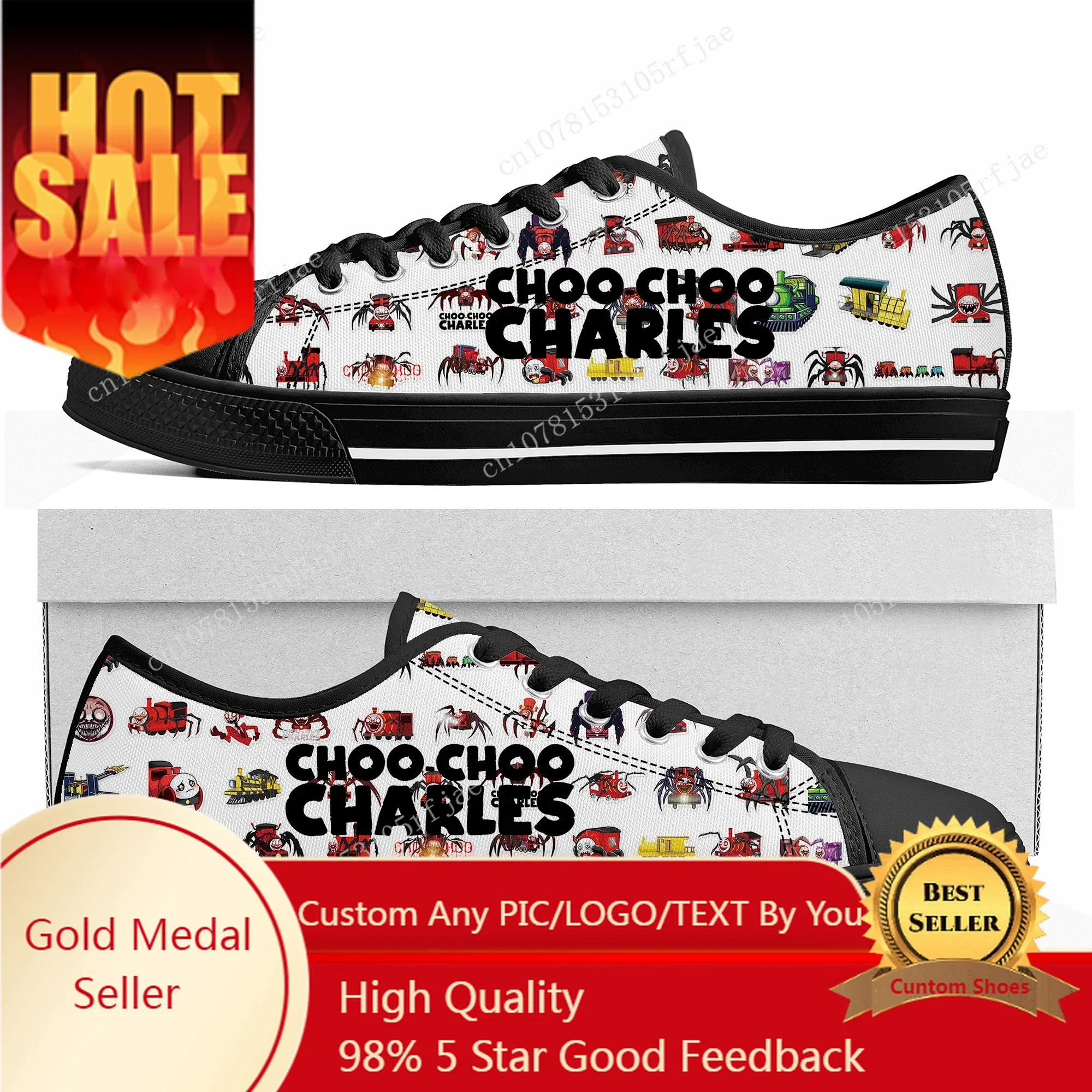 Choo Choo Charles Custom Low Top Sneakers Cartoon Game Womens Mens Teenager Shoes Casual Tailor Made Canvas Sneaker
Choo Choo Charles Custom Low Top Sneakers Cartoon Game Womens Mens Teenager Shoes Casual Tailor Made Canvas Sneaker