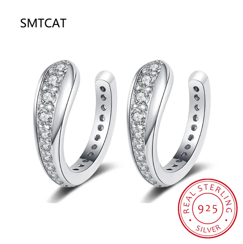Real 925 Sterling Silver Shining CZ Cute Animal Snake Ear Cuff Clip Earrings For Women Without Piercing Earings Jewelry Huggies
Real 925 Sterling Silver Shining CZ Cute Animal Snake Ear Cuff Clip Earrings For Women Without Piercing Earings Jewelry Huggies