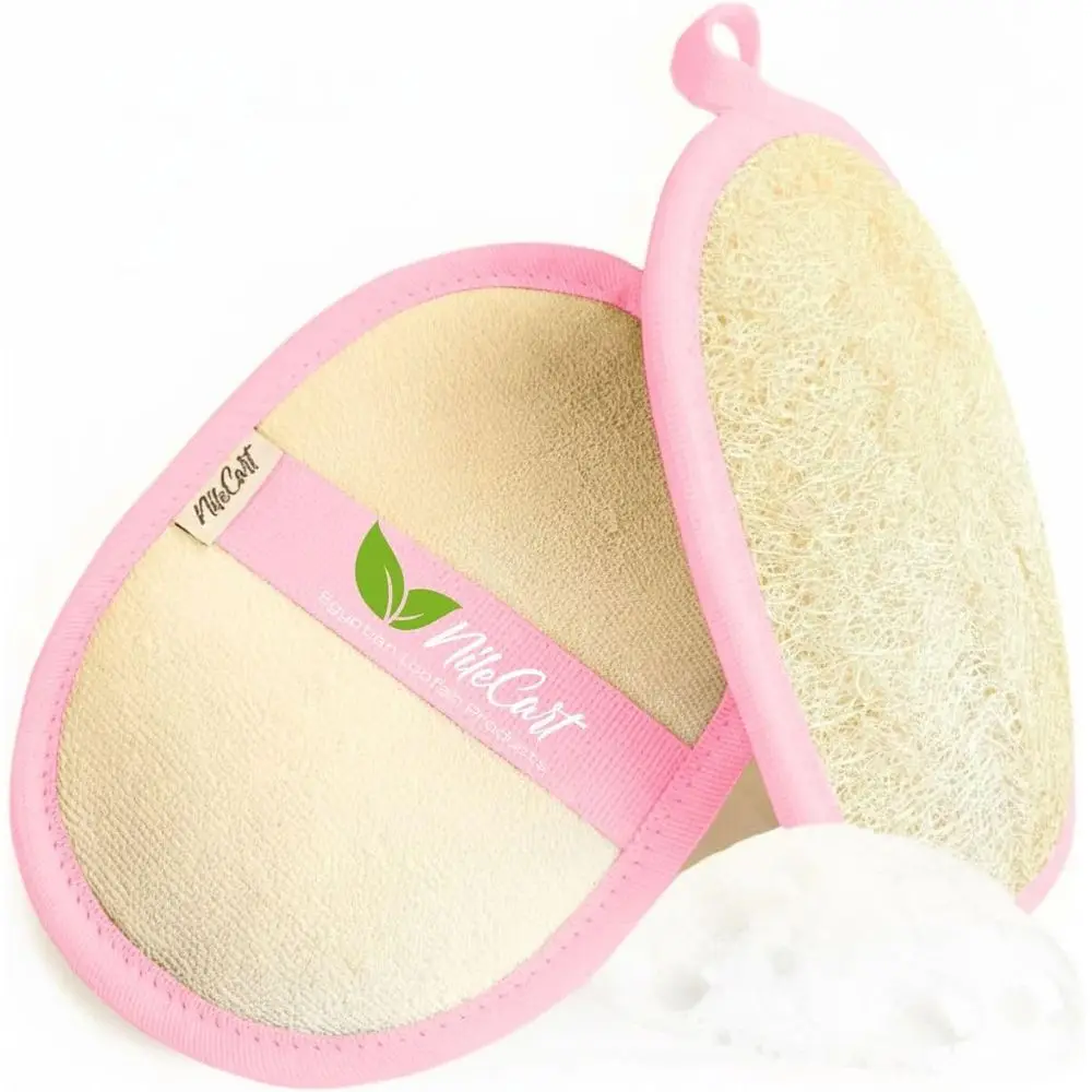 Natural 2-Pack Loofah Sponges for Women - Egyptian Bath & Shower Exfoliating Scrubbers
Natural 2-Pack Loofah Sponges for Women - Egyptian Bath & Shower Exfoliating Scrubbers