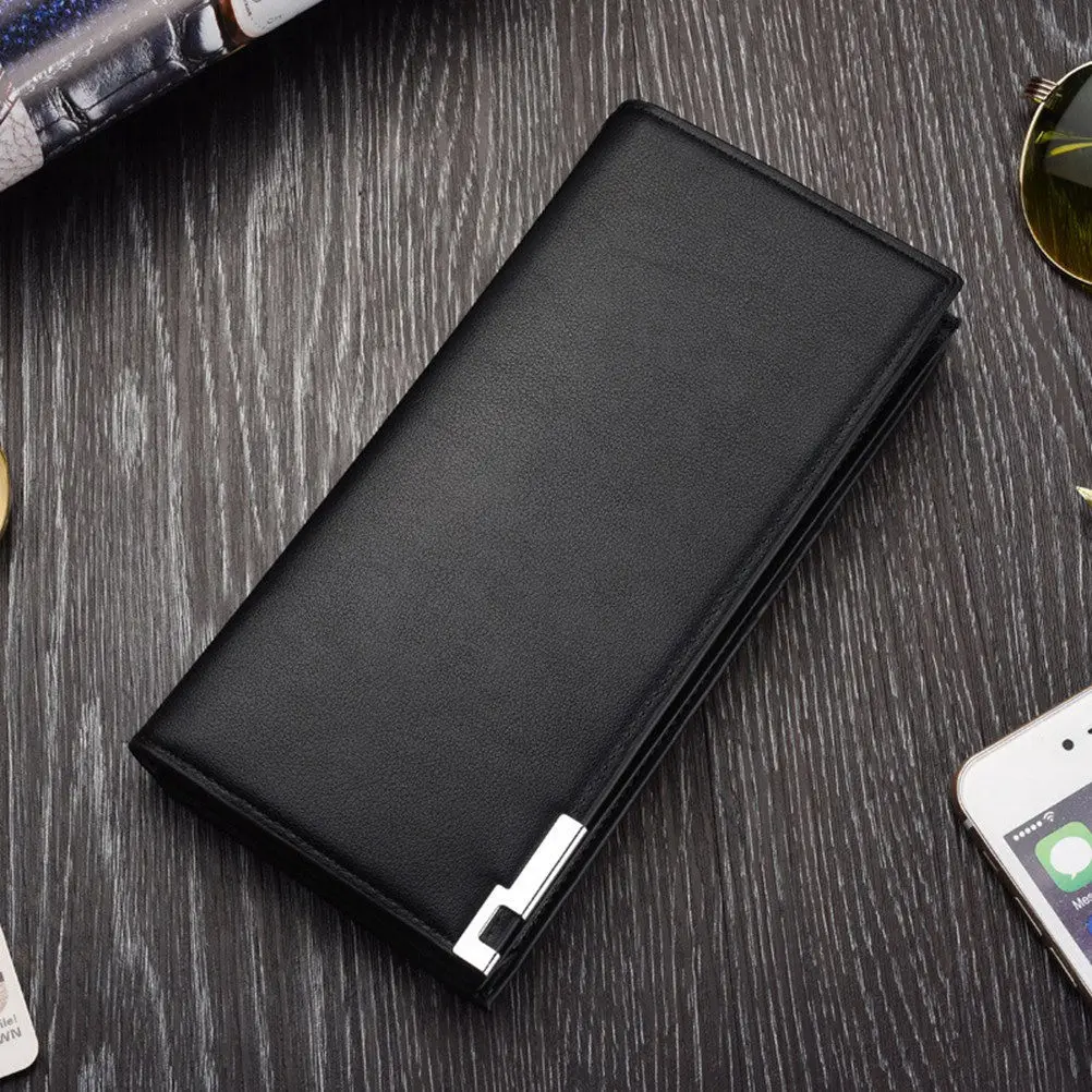 Men Long Wallet Premium PU Large Capacity Fashionable Classic Design for Credit Cards Cash Coins Birthday Gift Black
Men Long Wallet Premium PU Large Capacity Fashionable Classic Design for Credit Cards Cash Coins Birthday Gift Black