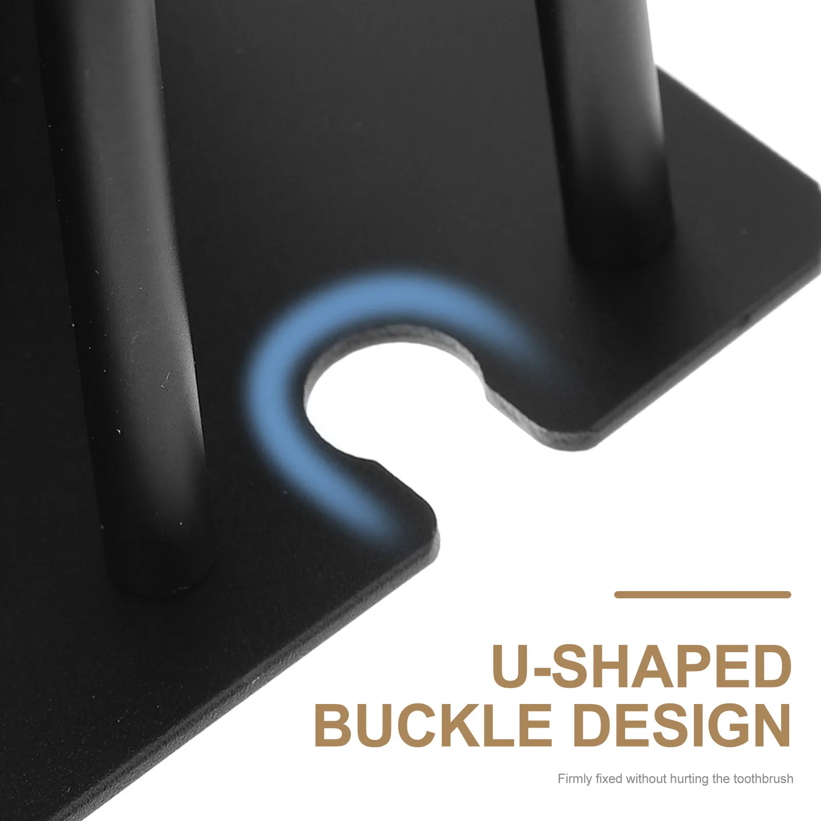 Wall-Mounted Toothbrush Holder Space Aluminum Rustproof Bathroom Organizer Toothbrush Rack Toothpaste Cup Holder Punch-Free
Wall-Mounted Toothbrush Holder Space Aluminum Rustproof Bathroom Organizer Toothbrush Rack Toothpaste Cup Holder Punch-Free