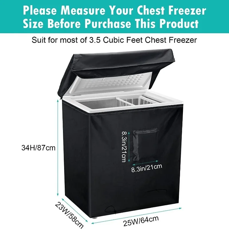 Refrigerator Dust Cover Full Freezer Protection with Zippered Pocket
Refrigerator Dust Cover Full Freezer Protection with Zippered Pocket