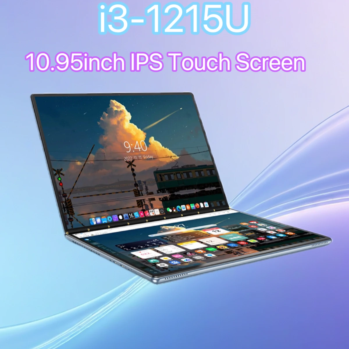 Ноутбук с двумя экранами Intel i3 1215U Dual 10,95 дюймов IPS сенсорный экран Windows 11 офисный компьютер 2 в 1 планшетный ПК ноутбук WiFi6
Ноутбук с двумя экранами Intel i3 1215U Dual 10,95 дюймов IPS сенсорный экран Windows 11 офисный компьютер 2 в 1 планшетный ПК ноутбук WiFi6