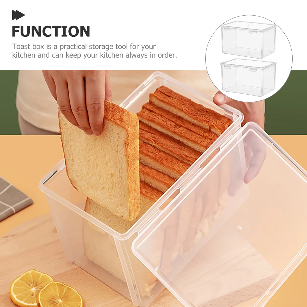2pcs Flip-Type Bread Box Multifunctional Storage Airtight Fresh Keeping Box For Kitchen Fridge Organizer Bread Storage
2pcs Flip-Type Bread Box Multifunctional Storage Airtight Fresh Keeping Box For Kitchen Fridge Organizer Bread Storage