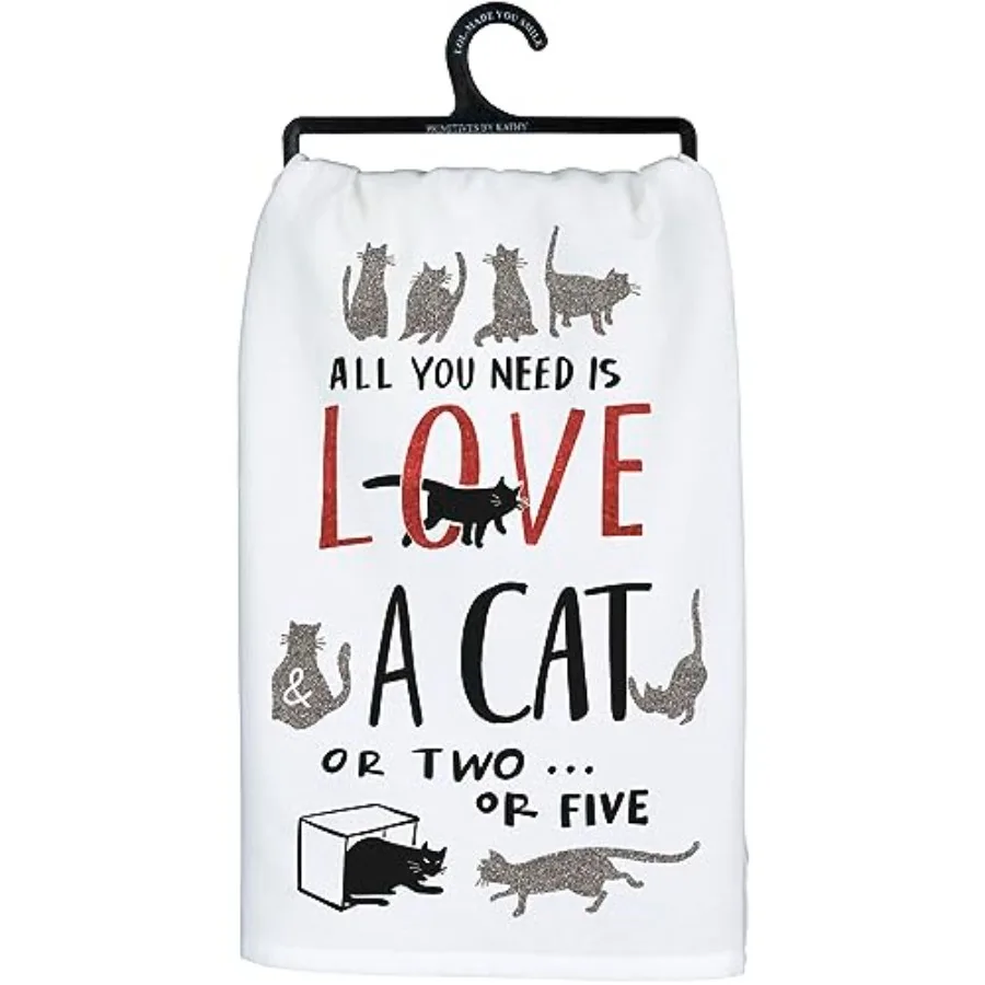 Decorative Kitchen Towel - All You Need is Love and a Cat or Two or Five
Decorative Kitchen Towel - All You Need is Love and a Cat or Two or Five