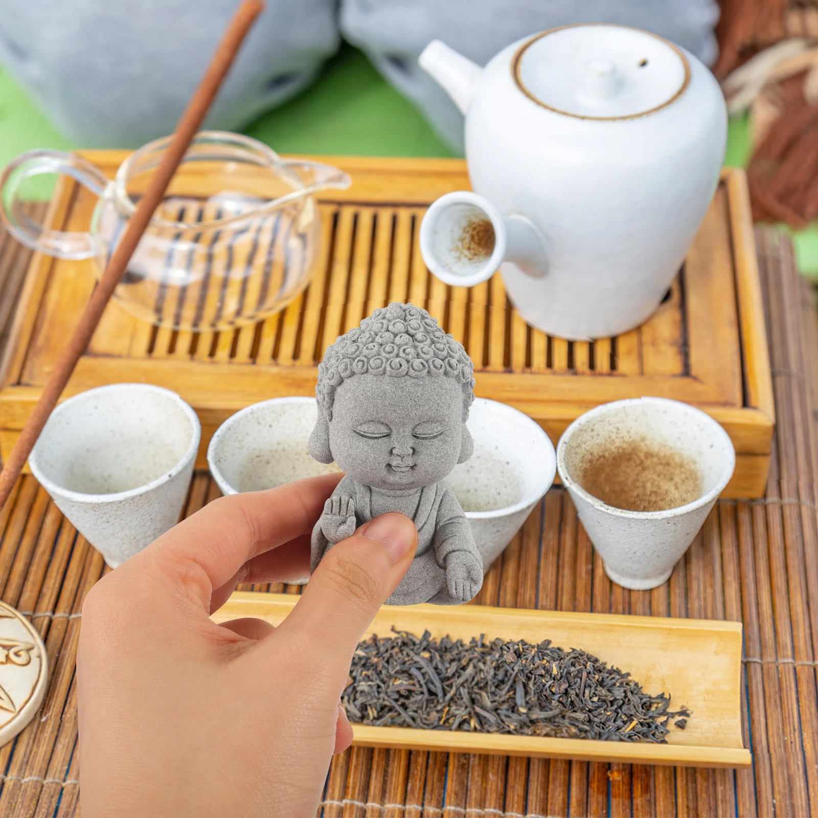 Buddha Statue Ornament Sandstone Craft Decor Figurine Number Vintage Home Mini for Man
Buddha Statue Ornament Sandstone Craft Decor Figurine Number Vintage Home Mini for Man