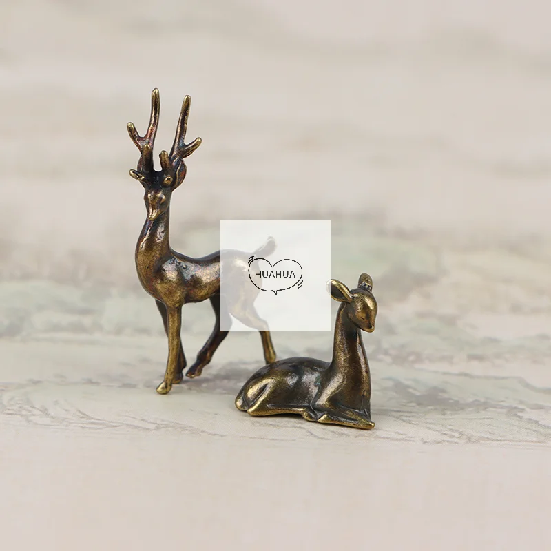 1Pc Copper Alloy Sika Deer Tabletop Small Ornaments Vintage Animal Figurines Desk Decorations Accessories Home Decor Crafts
1Pc Copper Alloy Sika Deer Tabletop Small Ornaments Vintage Animal Figurines Desk Decorations Accessories Home Decor Crafts