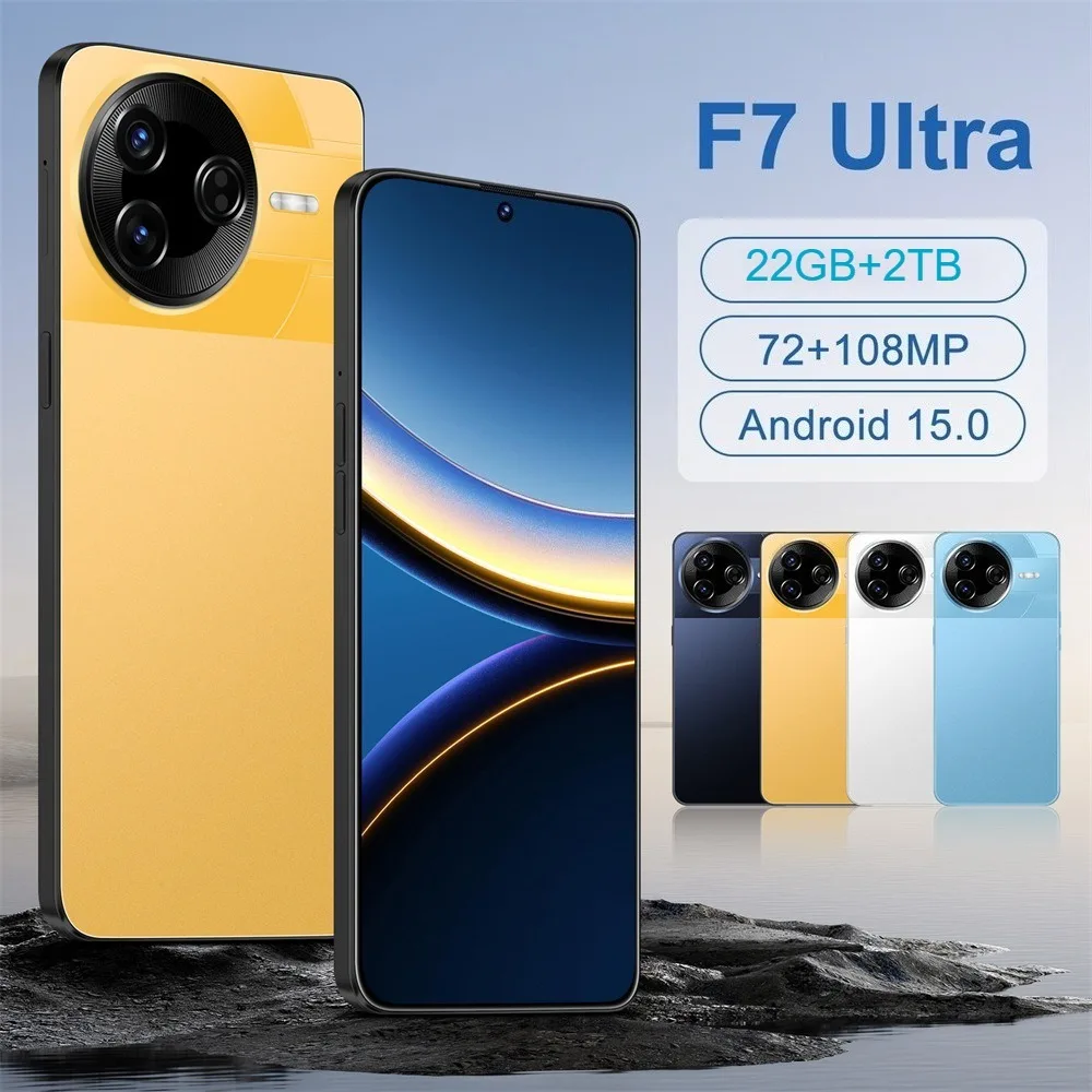 HOT New F7 Ultra Original 7.3 HD Global Edition Original Smart 22GB+2TB 5G Dual Card 7800mAh Battery Facial Recognition Function
HOT New F7 Ultra Original 7.3 HD Global Edition Original Smart 22GB+2TB 5G Dual Card 7800mAh Battery Facial Recognition Function