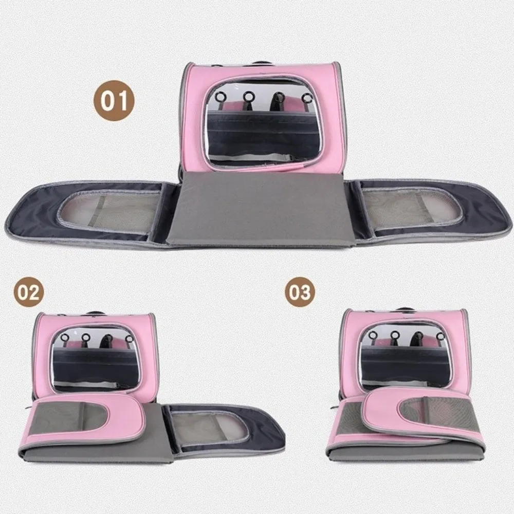 Sturdy Pet Carrying Bag Breathable Large Capacity Pet Travel Bag Transparent Portable Cat Outdoor Backpack Small Animal
Sturdy Pet Carrying Bag Breathable Large Capacity Pet Travel Bag Transparent Portable Cat Outdoor Backpack Small Animal