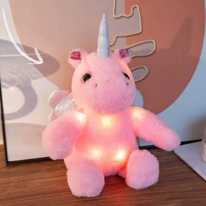 25cm simulated luminous unicorn plush toy filled with plush toys, figurine dolls, cartoon anime cute gifts, children's fun dolls
25cm simulated luminous unicorn plush toy filled with plush toys, figurine dolls, cartoon anime cute gifts, children's fun dolls