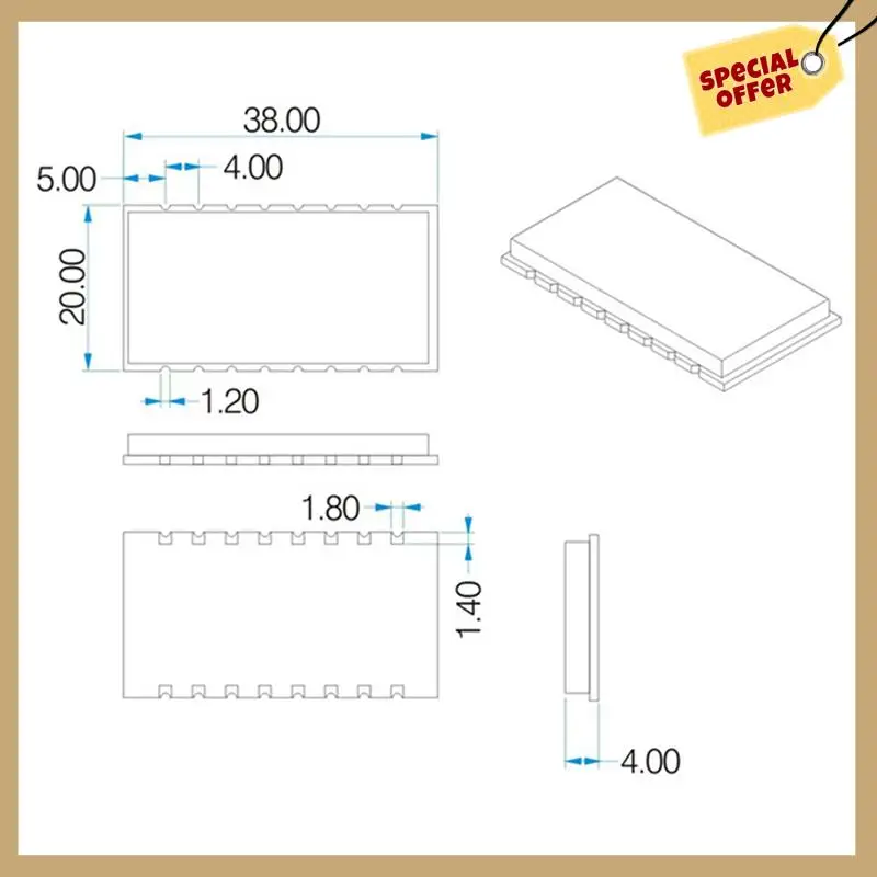 Беспроводной модуль Lora Lora1278f30, 1 Вт, высокая мощность, передача данных на большие расстояния, 400-460 МГц
Беспроводной модуль Lora Lora1278f30, 1 Вт, высокая мощность, передача данных на большие расстояния, 400-460 МГц