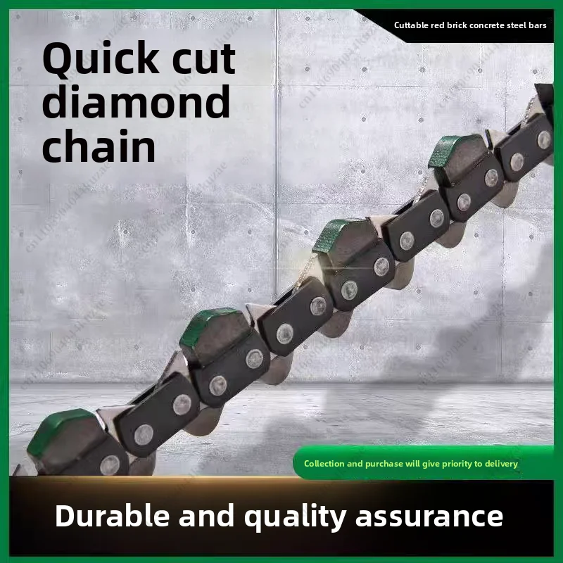 Diamond Chain, Wall Cutting Machine Special Chain,Concrete Cutting Machine Chain
Diamond Chain, Wall Cutting Machine Special Chain,Concrete Cutting Machine Chain