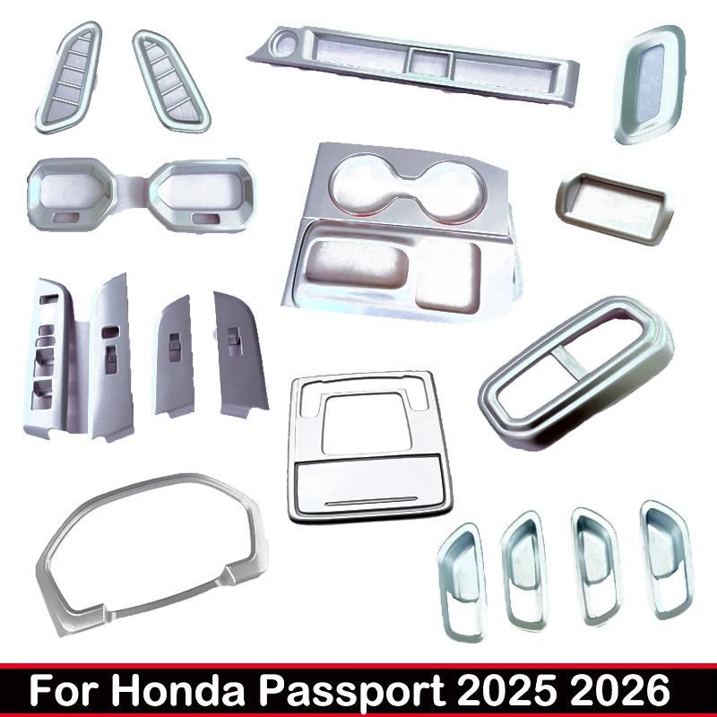 LHD для паспорта Honda 2025 2026 ABS хром, переключатель подъема окна, чашка для воды, панель, розетка кондиционера, автомобильные аксессуары
LHD для паспорта Honda 2025 2026 ABS хром, переключатель подъема окна, чашка для воды, панель, розетка кондиционера, автомобильные аксессуары