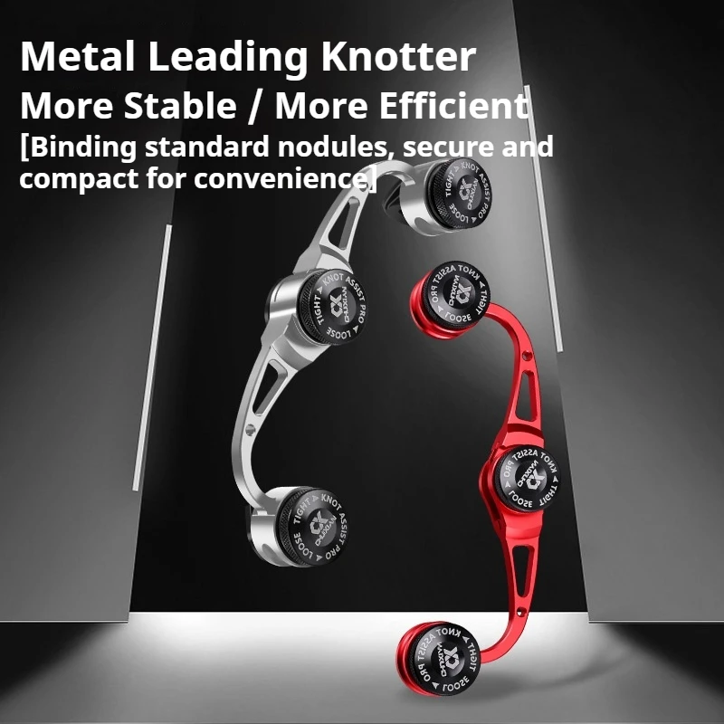 Portable Metal FG/GT Knot Tying Tool for Fishing Quick Connect PE Line and Leader with Dual-Lock Design Lure Rigging Assistant
Portable Metal FG/GT Knot Tying Tool for Fishing Quick Connect PE Line and Leader with Dual-Lock Design Lure Rigging Assistant